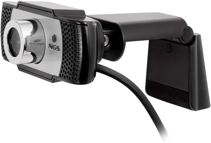NGS XpressCam 720 Webcam HD 1280x720 con Micrófono Blanco y Negro NGS XpressCam 720 Webcam HD 1280x720 con Micrófono Blanco y Negro